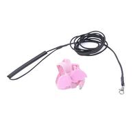 TOYANDONA Arnés en Color Rosa Loros Cuerda Elástica de 2m para y Alas de Ángel sin Dañar el Cuello para Vuelo Libre al Aire Libre