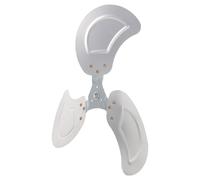 TOYANDONA Aspas de Ventilador de Pedestal de Aluminio de 16 Pulgadas (400 Mm) 3 Hojas Repuesto Industrial para Ventilador de Suelo de Mesa Accesorio de Techo y Espacios Comerciales