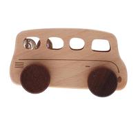 TOYANDONA Autobús De Juguete De Natural Para De Autobús De Mármol Juguete Educativo Desarrollo De Habilidades y