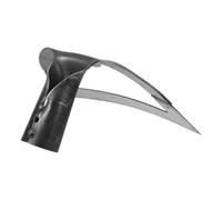 TOYANDONA Azada Mango Largo de Acero Inoxidable para Jardinería, Herramienta Manual Resistente y Multifuncional para Deshierbe y Cultivo en Huertos y Agricultura