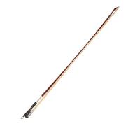 TOYANDONA Báculo De Violín 1/2 De Sándalo y Ébano Con Doble Ojo Parisino, Pelo De Caballo Para Principiantes, Diseño Redondo Para Práctica y Mejora Técnica En Escuelas y Músicos En Formación