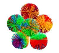 TOYANDONA Balones de Coloridas Antiestrés para Niños 10 Pcs 60 Mm Juguete Sensorial Esponjosa Rebotante para Aliviar el Estrés y Casa