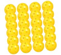 TOYANDONA Balones de Práctica Perforadas 24 Unidades Coloridas de Plástico para Entrenamiento Interior Alta Visibilidad Diseño para el Swing