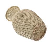 TOYANDONA Bamboo Vase For Flowers Handmade Braided Dry Flower Holder Vintage Chinese Style Decorative Plant Container For Home and Office