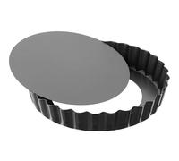 TOYANDONA Bandeja para Hornear Multifunción Negra 5 Pulgadas Revestimiento Antiadherente, Molde Redondo para Pizza, Tartas y Pan, Acero al Carbono Resistente para Uso Doméstico