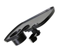 TOYANDONA Bandeja Para Soporte De Micrófono Clip, Material Pp Resistente, Color Negro, Compatible Soporte De Transmisión, Estante Práctico Para Tarjeta De Sonido y Almacenamiento De Accesorios