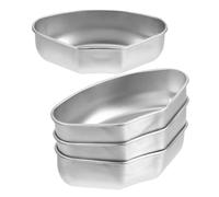 TOYANDONA Bandejas para Vapor de Acero Inoxidable en Forma de Abanico 4 Piezas, Vaporeras Multiusos para Cocinar Verduras, Arroz y Mariscos, Compatibles Olla, Horno y Freidora de Aire