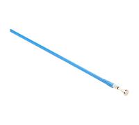 TOYANDONA Barra de Ajuste para Guitarra Eléctrica de 457 Mm Azul Ruedas Plateadas, Herramienta de Metal para Ajuste Preciso y Mejora del Sonido