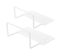 TOYANDONA Barra de Retención para Colchón de Hierro Blanco 2piezas Instalación Fácil para Evitar Deslizamientos en Sofá y Cama Ajustable
