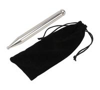 TOYANDONA Barra Masajeadora de Pluma de Manual de Inoxidable, Plata, Masaje de Tejido Profundo, para Mano y Espalda, Alivio de Dolores Musculares, Uso en Reflexología Podal