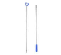 TOYANDONA Barra Telescópica para Apertura de Tragaluces y Ventanas, 4 Secciones, 1.52 M, Color Azul, Palo de Alto Alcance Agarre Antideslizante para Uso en Dormitorio, Cocina, Oficina