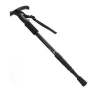 TOYANDONA Bastón de Senderismo Ajustable para Ancianos Bastón Telescópico de Aluminio con Absorción de Mango Ergonómico para Caminar y Trekking para y Actividades