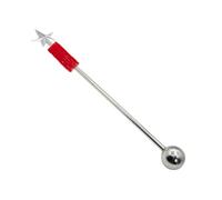 TOYANDONA batuta herramienta de rendimiento musica de percusion Bastón de mando para banda bastón de desfile instrumentos musicales bastón de acero inoxidable Mostrar bastón avanzado Trampa