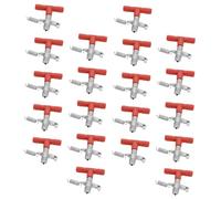 TOYANDONA Bebedero Automático para Conejos de Manantial 20 Piezas Boquilla Galvanizada Tipo Muelle Equipo para Beber Jaulas de Mascotas