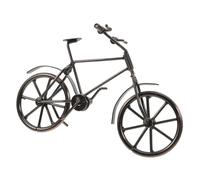 TOYANDONA Bicicleta Decorativa De Metal Estilo Retro, Adorno Artesanal para Jardín y Oficina, Pieza Coleccionable para Cumpleaños y Eventos Obsequios
