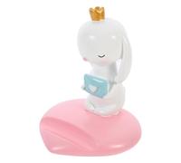 TOYANDONA Blanco Soporte para Teléfono Poly, Resina de Dibujos Animados | Base de Escritorio para Smartphone, Lectura y Fotos, Compatibilidad, Diseño Ergonómico