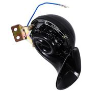 TOYANDONA Bocina de Caracol un Tono para Motocicleta Eléctrica, Altavoz Redondo Eléctrico Compacto, Señal Clara y Fuerte, Resistente y Fácil de Instalar, Compatible Coches, Motos y