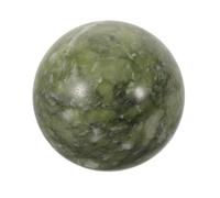 TOYANDONA Bola de Cristal de Jade Natural 4-5 CM Pulida Esfera Feng Shui Verde para Decoración de Escritorio y Meditación Adorno de Piedra para Abundancia y Energía Positiva en Hogar y