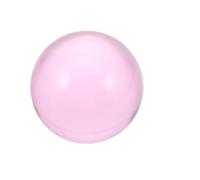 TOYANDONA Bola de Malabares Transparente de Resina Rosa Bola Crystal Profesional para Espectáculos de Circo Malabaristas Adultos y Principiantes Decoración Escénica y Fiestas
