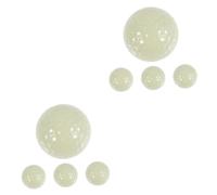TOYANDONA Bolas Brillantes Reutilizables para Entrenamiento Bolas Fluorescentes De Caucho para Práctica Accesorios De De Alta Visibilidad 4 Piezas*2