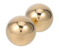 TOYANDONA Bolas de Masaje Chinas de Latón 38 MM 2 Unidades Fortalecedor de Dedos y Muñecas para Fitness Balones de Precisión para Relajación Meditación y Ejercicio Antiestrés Portátil