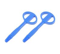 TOYANDONA Bolígrafo de Goma Flexible de Seguridad para Cárceles, Portátil y Fácil de Limpiar, Adecuado para Reuniones y Viajes, Paquete de 2 Unidades Color Azul