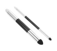 TOYANDONA Bolígrafos de Esponja de Doble Punta para Dibujo, Herramienta Lavable para Mezcla y Fusión de Sombras, Pack de 2 Tamaños para Detalles y Resaltados en Arte y Bocetos