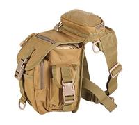 TOYANDONA Bolsa de Alpinismo Bolsa de Aparejos de Pesca Bolsas almacenaje Bolsas de Almacenamiento Mochila Bolsa de Bolsas de Muslo para Acampar Bolsa para Acampar Tela Oxford Khaki