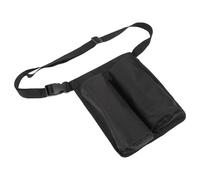 TOYANDONA Bolsa de Cintura Negra para Aceites Esenciales 20X25 CM Organizador Portátil para Frascos de Masaje Estuche Práctico y Resistente para Masajeadores Viaje y Uso Profesional