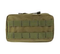 TOYANDONA Bolsa de Emergencia Resistente al Desgaste, Bolsa Portátil Molle de Tamaño Medio en Color Verde Militar, para Almacenamiento de Uso Diario y Médico en Actividades al Aire Libre
