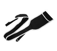 TOYANDONA Bolsa de Esgrima Negra de Tela, Bandolera para Espada Única | Ligera y Resistente, Correa Ajustable, Interior Fijado, para Alumnos y Competidores en Entrenamiento