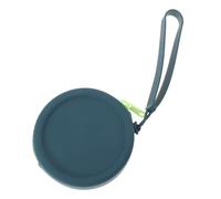 TOYANDONA Bolsa De Silicona para Monedas Redonda, Pequeño Monedero Cremallera, Material Flexible, Adecuado para Niños y Adultos, Uso Diario y Viajes, Color Azul Oscuro 2.7 Pulgadas