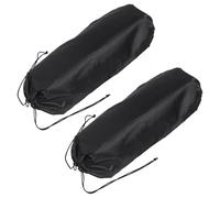 TOYANDONA Bolsa de Transporte para Longboard 2 Unidades Acolchada Negra Mochila para Patinetas Correas Ajustables Adecuado para Viajes y Almacenamiento Seguro de Tablas de Skate