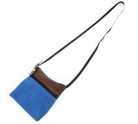 TOYANDONA Bolsa de Transporte Transpirable para Reptiles y Pequeños Animales Tamaño Pequeño Algodón Duradero Color Azul Oscuro Correa Ajustable Transportín Portátil para Color Aleatorio