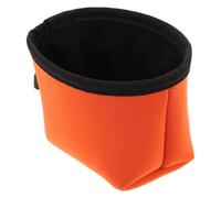 TOYANDONA Bolsa Limpiadora de Golf con Forro Limpio y Clip Desmontable Organizador Compacto y Resistente para Bolas y Palos Color Naranja Brillante para Exterior