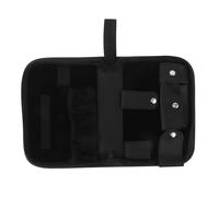 TOYANDONA Bolsa Organizadora de Golf de PU Resistente con Soporte para Tees y Bolas Compacto y para Viaje y de Golf Bolso Portátil Multiusos Negro