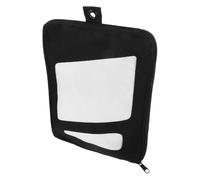 TOYANDONA Bolsa para Timón de Tabla de Surf, Bolsa de Almacenamiento de Aleta, Tela Canvas Negra, Gran Capacidad, Fácil de Llevar, para Surf y Actividades al Aire Libre