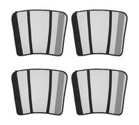 TOYANDONA Botas para Moscas de Caballo de Malla PVC, 4 Piezas Protectoras Fáciles de Poner y Quitar, Ventiladas para Entrenamiento y Carreras de Barriles en Verano