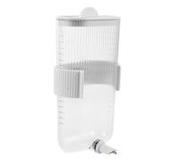 TOYANDONA Botella de Agua para Loros de 360 Ml Transparente, Dispensador Automático para Jaula, Comedero para Pájaros Pequeños y Periquitos, Bebedero sin Derrames para Canarios y Cacatúas