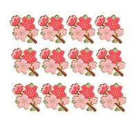 TOYANDONA Broche de Flor de Cerezo Esmaltado 12 Piezas Prendedor de Solapa Japonés para Mujer y Niña Accesorio Decorativo Metálico con Acabado Resistente Adecuado para Ropa y Mochilas de
