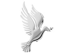 TOYANDONA Broche de Pájaro la Paz Accesorio de Moda Broche de Ave para Chaquetas Blusas y Bufandas para Concienciar en Momentos de Recuerdo