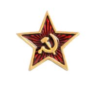 TOYANDONA Broches de Aleación Diseño Práctico Set de 4 Estrella de Cinco Puntas Estilo Comunista Marx y Acabado Fino para Decorar Ropa y Sombreros para Hombre y Niña