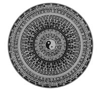 TOYANDONA Brújula Feng Shui Bagua de Aleación Pequeña Retro Mini Rotatoria con Caja de Regalo para Decoración y Buena Suerte Hogar y Oficina