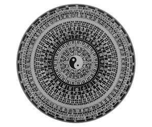 TOYANDONA Brújula Feng Shui Bagua de Aleación Pequeña Retro Mini Rotatoria con Caja de Regalo para Decoración y Buena Suerte Hogar y Oficina