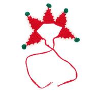 TOYANDONA Bufanda para Mascotas Cálida y Decorativa de Punto Navideña con Campana Estilo y Transpirable para Gatos y Perros Pequeños