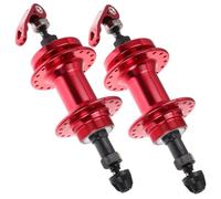 TOYANDONA Buje de Bicicleta de 36 Orificios para Montaña, Aleación, Rojo | Soporte de Centrado de Ruedas, Eje Pasante, Compatibilidad Versátil, Estabilidad Mejorada, para Bicicletas de Montaña