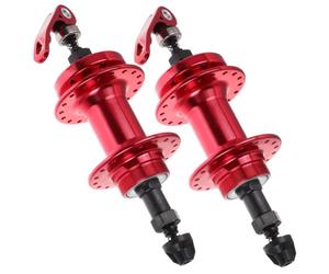 TOYANDONA Buje de Bicicleta de 36 Orificios para Montaña, Aleación, Rojo | Soporte de Centrado de Ruedas, Eje Pasante, Compatibilidad Versátil, Estabilidad Mejorada, para Bicicletas de Montaña
