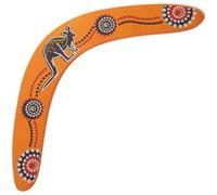 TOYANDONA Búmeran de Madera 33x2,5x0,5 Cm para Jugar al Aire Libre, Juguete Deportivo Volador para Lanzar y Atrapar, Adecuado Actividades Recreativas al Exterior