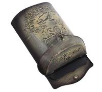 TOYANDONA Buzón de Pared de Hierro Estilo Vintage para Correo y Periódicos, Montaje en Pared, Multiuso, Decoración Retro para Exteriores y Comunidad