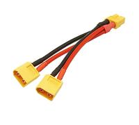 TOYANDONA Cable Adaptador Paralelo con Conector Macho y Doble Hembra para Conexión Flexible De Baterías Drones y Vehículos RC Cable y Resistente De Plástico Duro